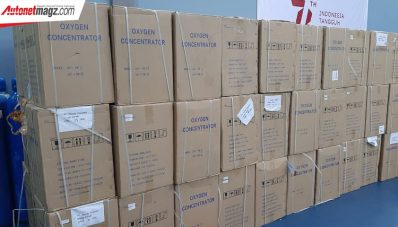 Lawan COVID-19, Honda Sumbangkan 200 Oksigen Konsentrator Pada Kemenperin! Lawan COVID-19, Honda Sumbangkan 200 Oksigen Konsentrator Pada Kemenperin!