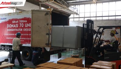 Suzuki Indonesia Sumbang Oksigen Konsentrator Pada Pemerintah RI