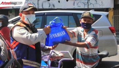 Yamaha Jatim Dukung Patroli PPKM Polrestabes Surabaya