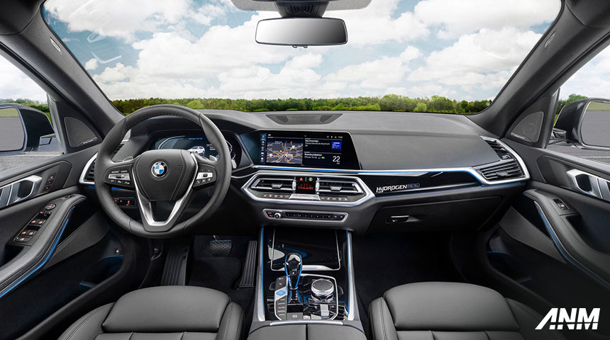 Berita, Interior BMW iX5 Fuel Cell: BMW iX5 Hidrogen Diperkenalkan di Munich Motor Show