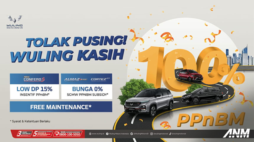 Advertorial, Wuling-PPnBM: Wuling Indonesia Perpanjang Subsidi PPnBM 100% Bulan Ini, Menang Banyak!
