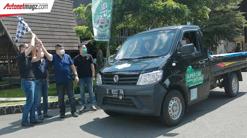 Berita, dfsk-super-cab-media-challenge-bandung-4: Uji Keiritan DFSK Super Cab Menyusuri Kota Bandung