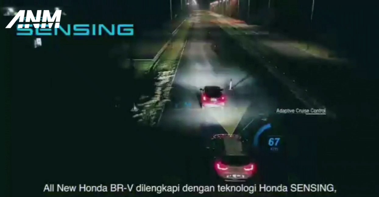Berita, honda brv honda sensing adaptive cruise control: Dhuar, Inilah All New Honda BR-V 2021 dengan Honda Sensing!