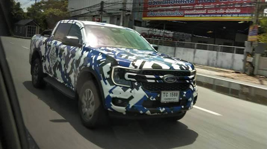 Berita, Spyshot Ford Ranger 2022: Ford Ranger Terbaru Diuji Jalan di Thailand, Mirip Ford Maverick