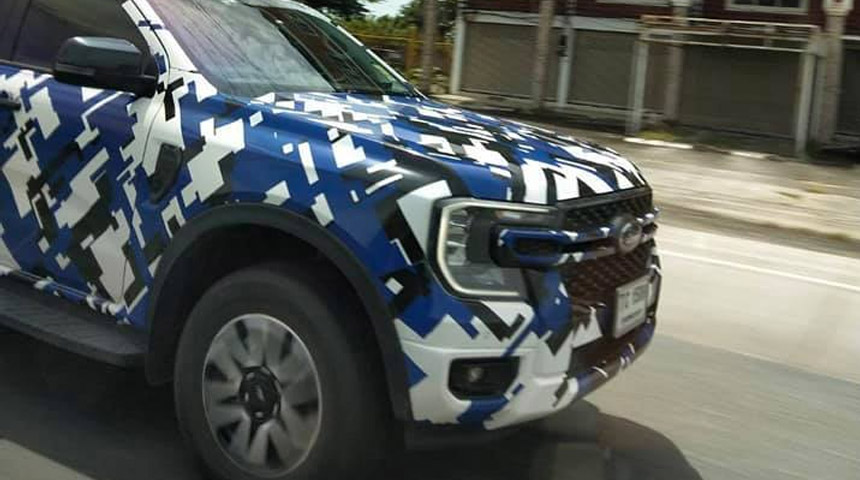 Berita, Spyshot Ford Ranger Thailand: Ford Ranger Terbaru Diuji Jalan di Thailand, Mirip Ford Maverick