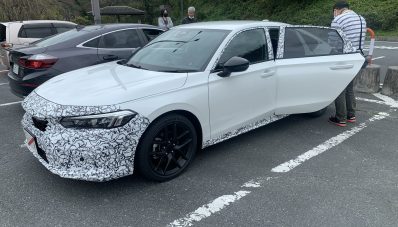 Sebuah Honda Civic Hatchback Diuji Jalan, Varian Hybrid? Sebuah Honda Civic Hatchback Diuji Jalan, Varian Hybrid?