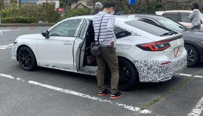 Sebuah Honda Civic Hatchback Diuji Jalan, Varian Hybrid? Sebuah Honda Civic Hatchback Diuji Jalan, Varian Hybrid?