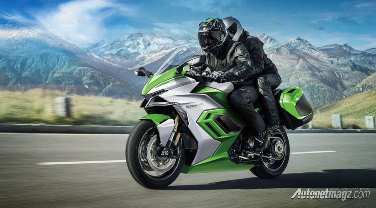 Berita, kawasaki-hybrid-motorcycle-concept: Kawasaki Bikin Motor Hybrid Baru, Apakah Ninja Hybrid?