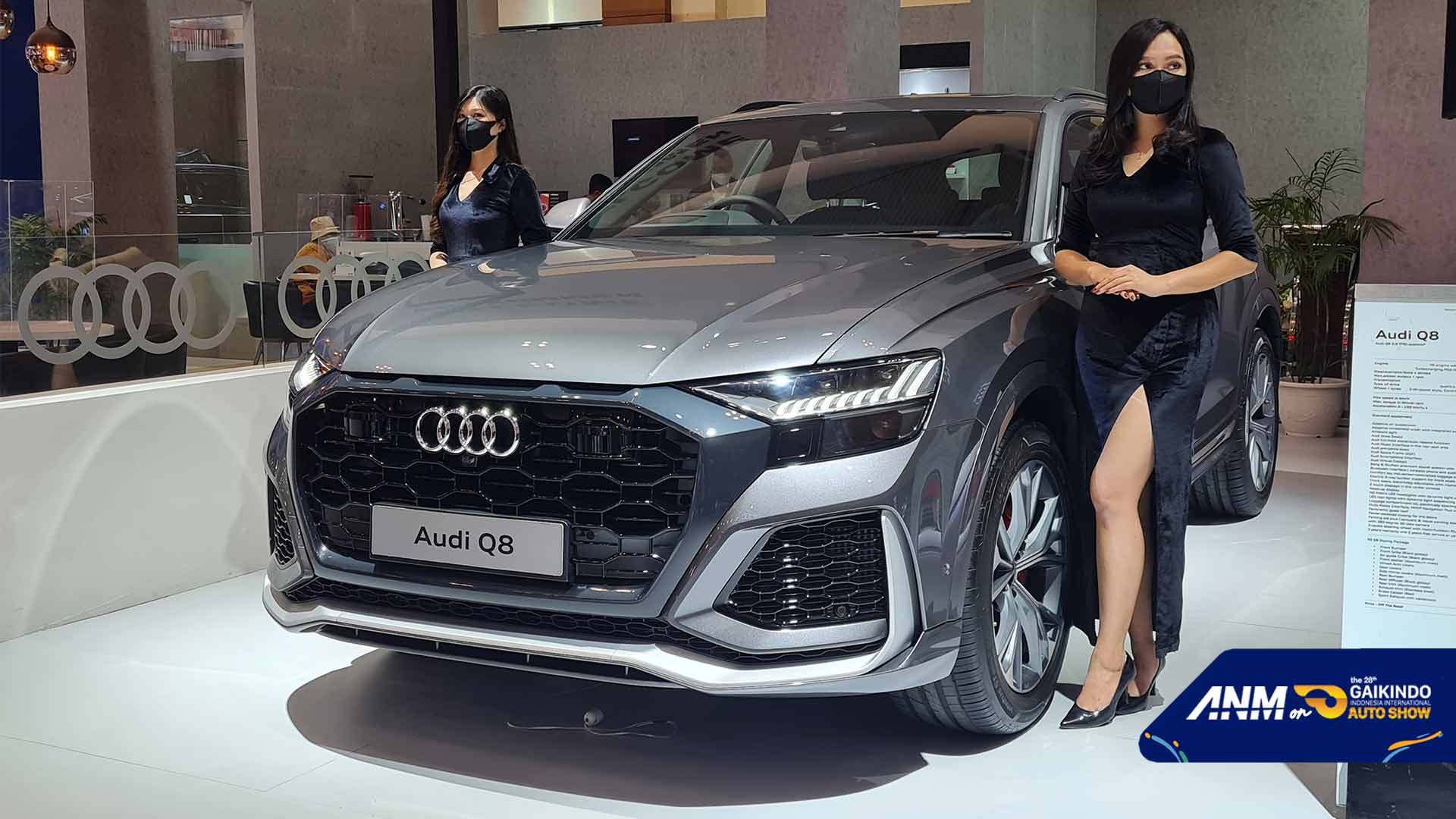 Audi, Audi-Q8-depan: GIIAS 2021: Audi Q8 RS Look, Hadirkan Nuansa Sporti