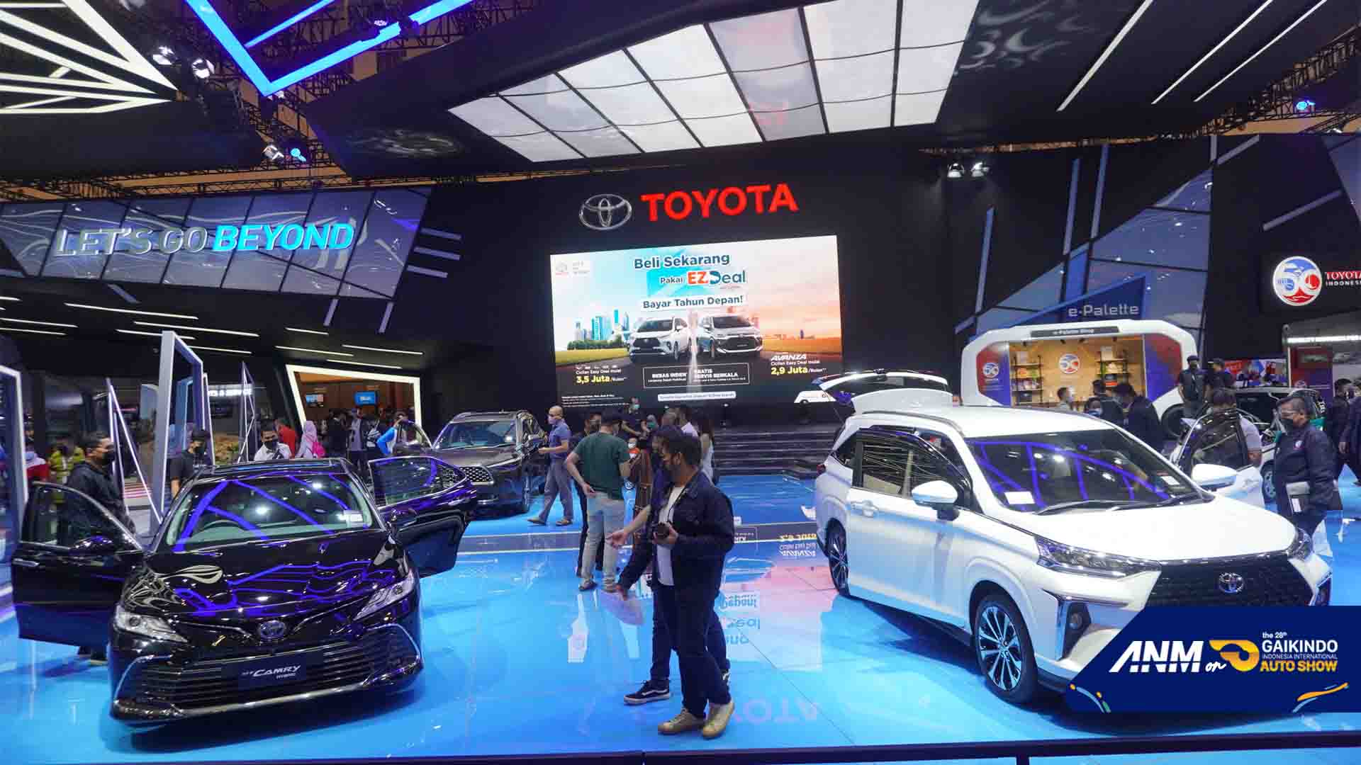 Berita, Booth Toyota GIIAS 2021: GIIAS 2021 : Toyota Catatkan 4.502 SPK, Veloz & Avanza Dominan!