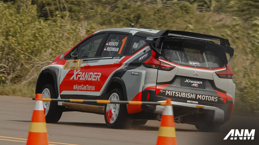 Berita, Mitsubishi Xpander AP4 Rally: Mitsubishi Xpander AP4 & Rifat Sungkar Jadi Juara Nasional Sprint Rally 2021!