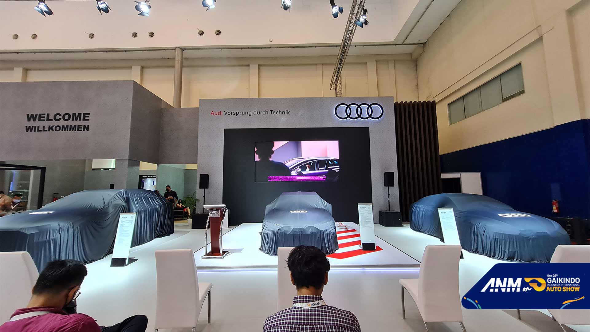 Audi, audi-booth-giias-2021-1: GIIAS 2021: Audi Q8 RS Look, Hadirkan Nuansa Sporti