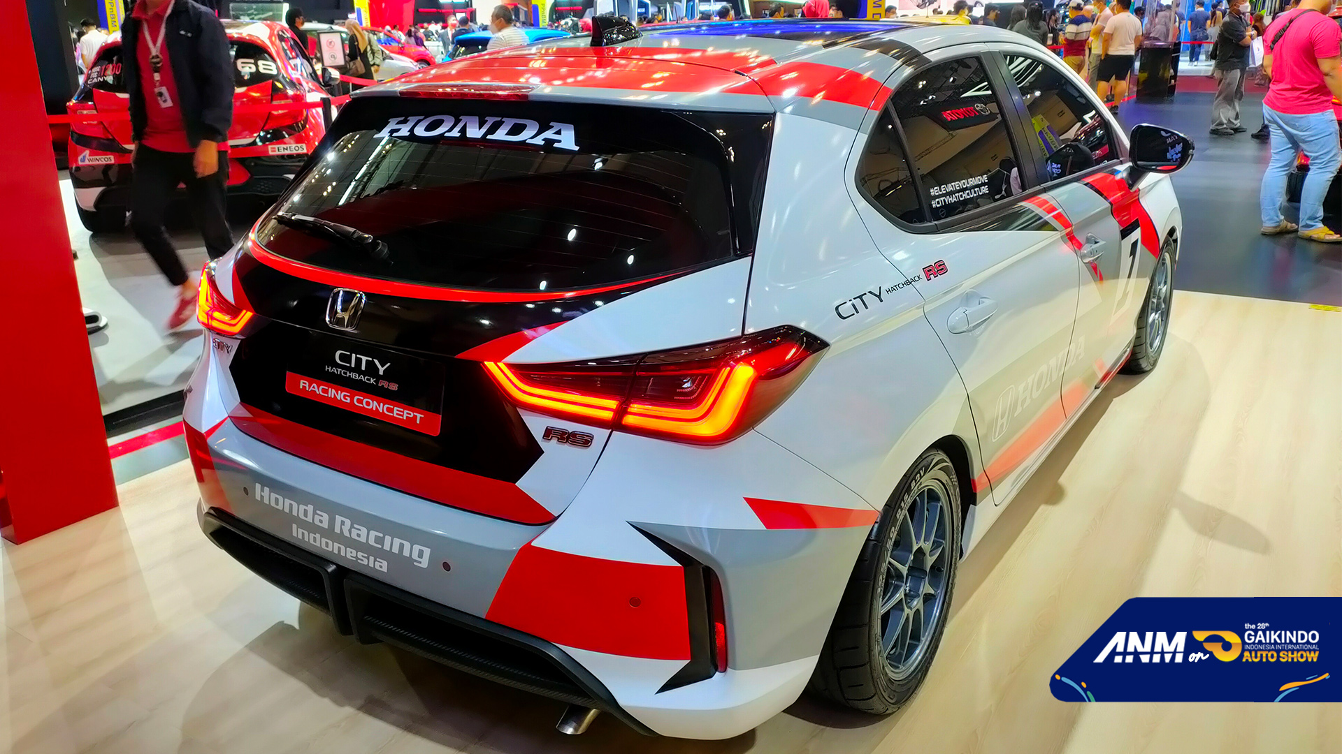 Berita, city-hatch-racing-3: GIIAS 2021: Honda Tampilkan Honda City Hatchback Racing Concept 2022