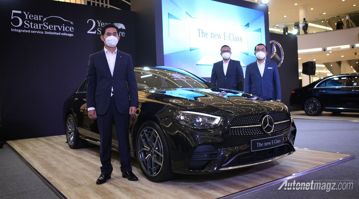 Berita, mercedes-benz-e-300-facelift-2021: Duet Sedan Mercedes-Benz Jadi Bintang Utama Star Expo 2021