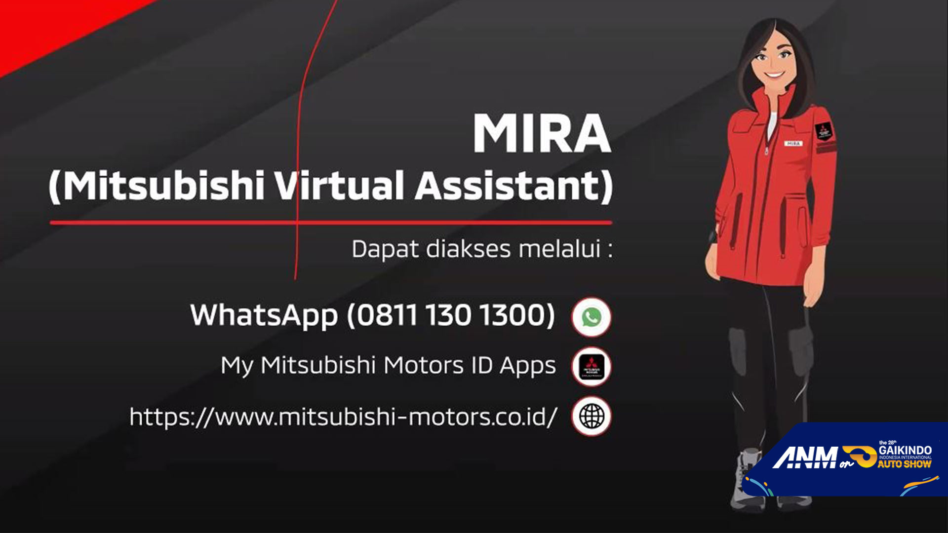 Berita, mitsubishi-mmid-mira-giias-2021: GIIAS 2021: Mitsubishi Kenalkan Layanan MIRA Dan MiMate