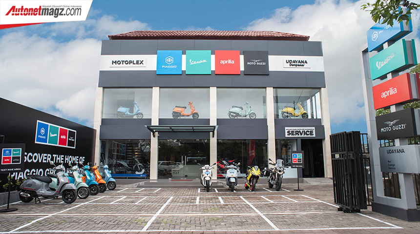 Berita, piaggio-vespa-moto-guzzi-aprilia-motoplex-udayana-dealer: PT Piaggio Indonesia Resmikan Dealer Motoplex di Bali