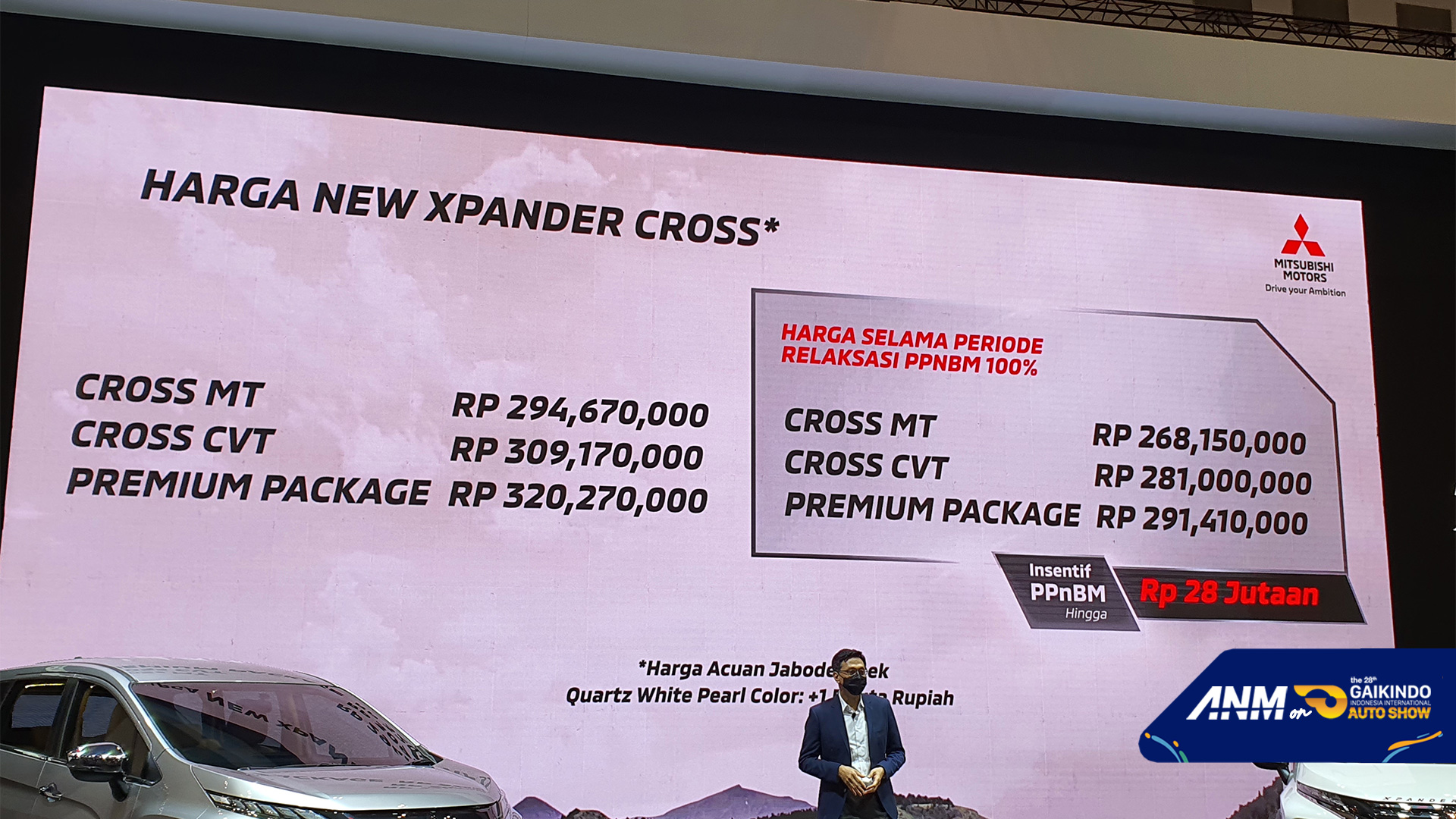 Berita, xpander-cross-harga: GIIAS 2021: Mitsubishi Umumkan Harga Xpander!