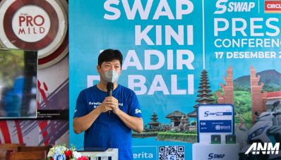 SWAP Gandeng Circle-K di Bali, Charging Motor Listrik Cuma 9 Detik! SWAP Gandeng Circle-K di Bali, Charging Motor Listrik Cuma 9 Detik!