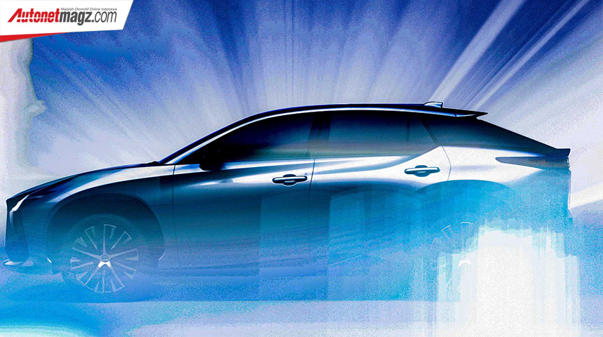 Berita, lexus-rz-shioulette: Teaser Lexus RZ Terkuak! Calon Crossover Listrik Baru!