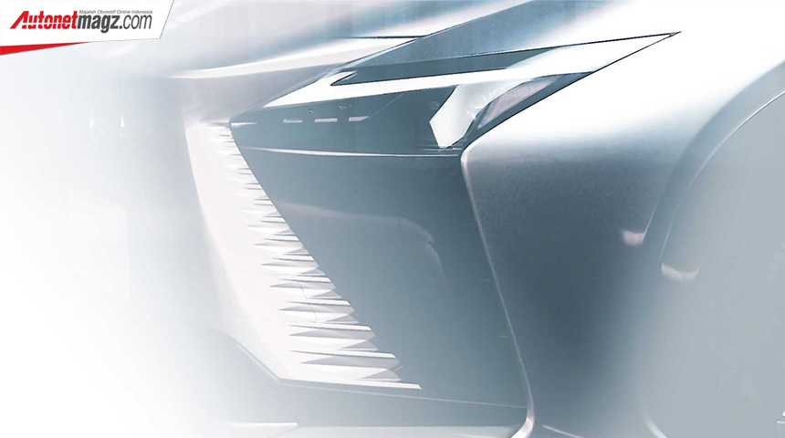 Berita, lexus-rz-siluet-lamp: Teaser Lexus RZ Terkuak! Calon Crossover Listrik Baru!
