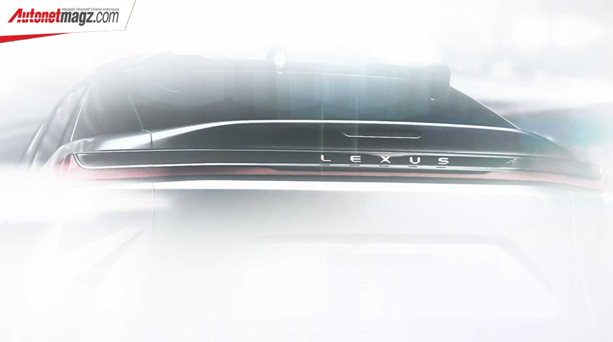 Berita, lexus-rz-teaser-back: Teaser Lexus RZ Terkuak! Calon Crossover Listrik Baru!