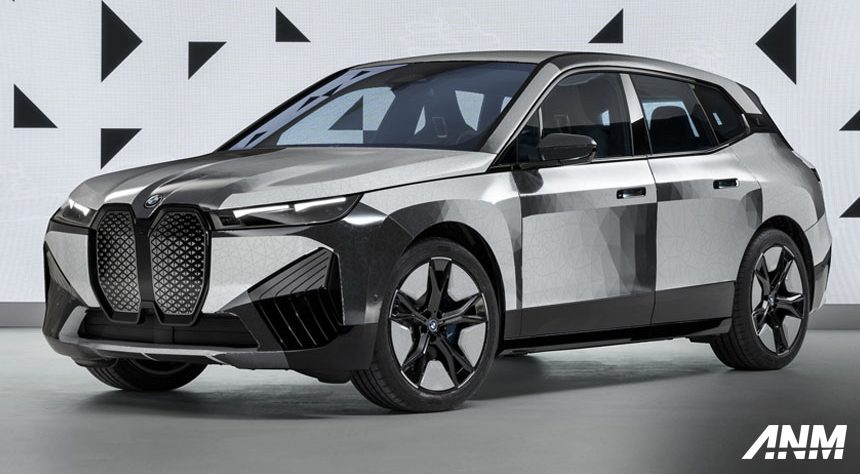 BMW E Ink : Sekali Sentuh Tombol, BMW iX Bisa Berubah Warna