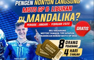 Yamaha Jatim Siap Ajak Konsumen Nonton MotoGP Mandalika, Mau Ikut? Yamaha Jatim Siap Ajak Konsumen Nonton MotoGP Mandalika, Mau Ikut?
