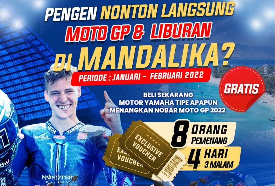 Berita, Yamaha Jatim MotoGP: Yamaha Jatim Siap Ajak Konsumen Nonton MotoGP Mandalika, Mau Ikut?