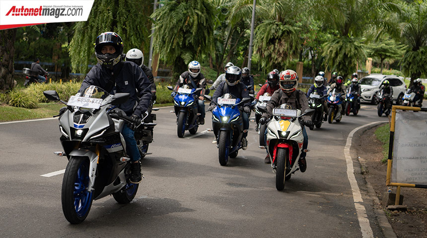 Berita, yamaha-r15-m-2022-blu-cru-day-sentul: Serunya Yamaha bLU cRU Fun Riding, Semua Bisa Track Day!