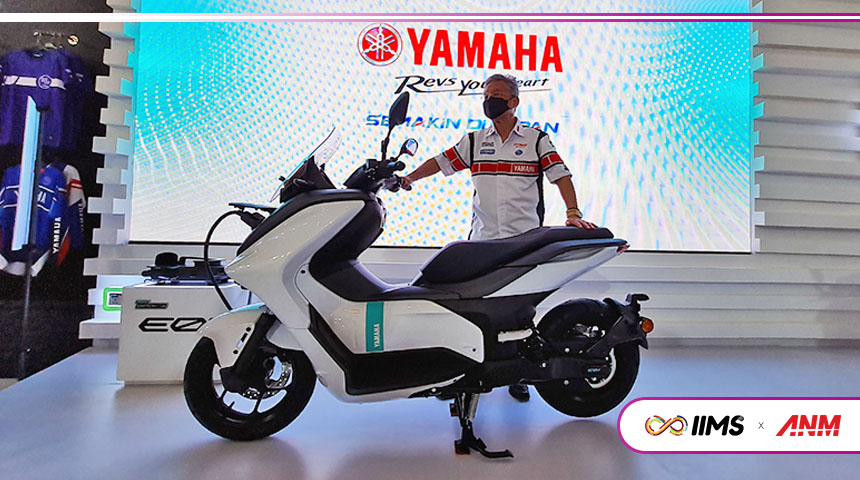 Berita, Yamaha E01 EV IIMS 2022: IIMS 2022 : Yamaha Pamerkan E01 EV Concept, N-Max Bertenaga Listrik?
