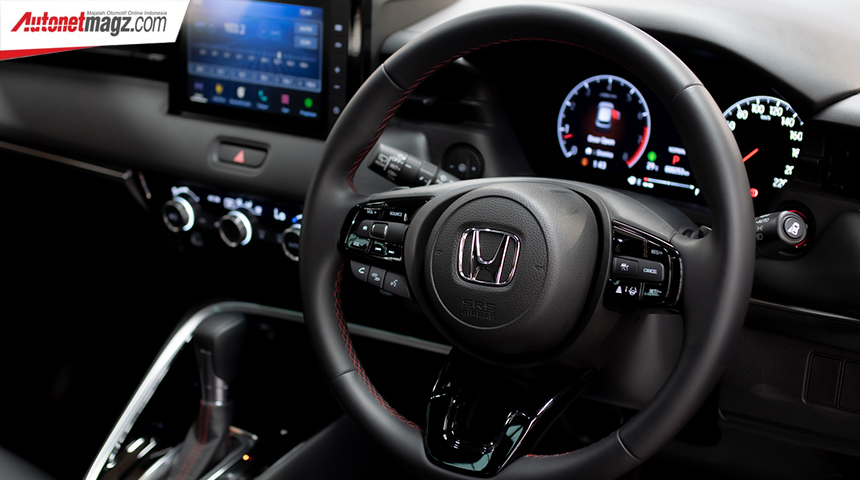 Honda, all-new-honda-hr-v-2022-interior-steering-wheel: All New Honda HR-V Resmi Dirilis, Harga Mulai Rp 355 Jutaan!