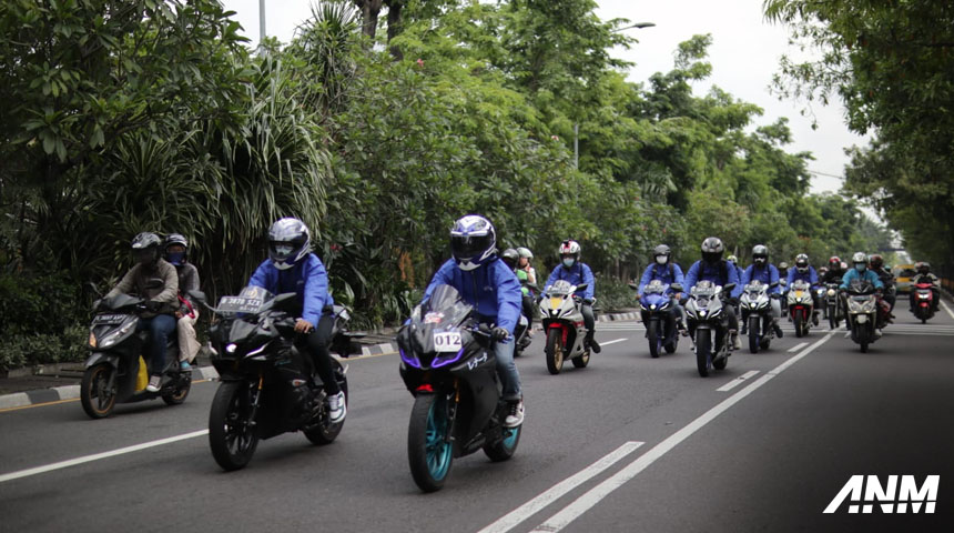 Berita, bLU cRU Fun Riding Mandalika: Yamaha bLU cRU Fun Riding Road To Mandalika Surabaya : Vibes MotoGP!