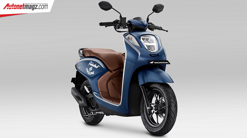 Berita, honda-genio-2022-update-fabulous-matte-blue: New Honda Genio 2022 Pakai Velg 12 Inci, Harganya 18 Jutaan!