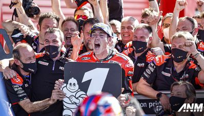 Ukir Sejarah, Aleix Espargaró Bawa Aprilia Raih Kemenangan Perdana di MotoGP