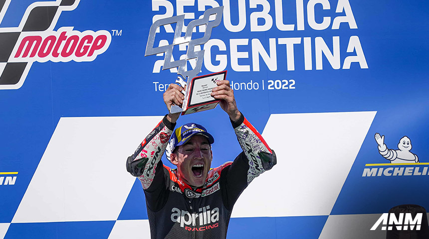 Aprilia, Aleix Espargaro Aprilia GP Argentina: Ukir Sejarah, Aleix Espargaró Bawa Aprilia Raih Kemenangan Perdana di MotoGP