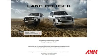 Pemesanan Toyota Land Cruiser & Lexus LX Dihentikan Sementara, Komponen Langka!
