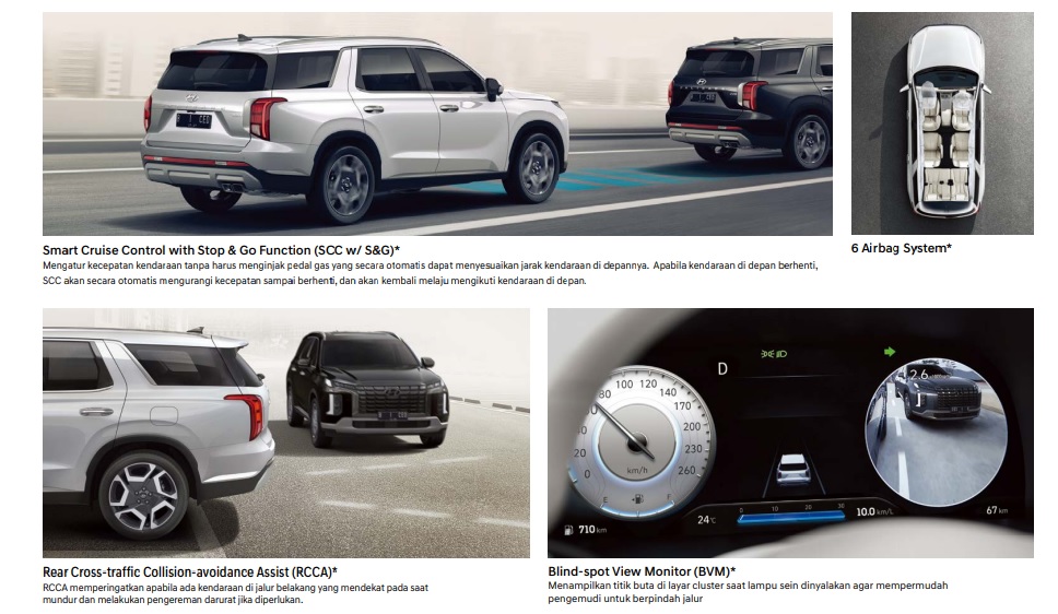 Berita, palisade-smartsense: Hyundai Luncurkan Palisade Facelift, Banyak Fitur Baru!