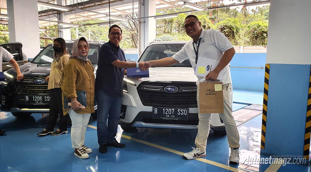 Berita, penyerahan-subaru-forester-indonesia: Subaru Indonesia Rayakan Penyerahan Unit Forester Perdana!