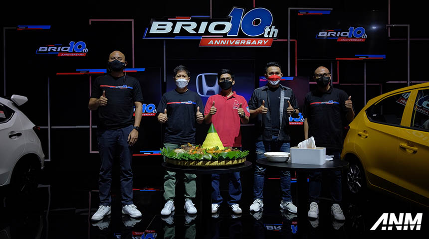 Berita, 10-Tahun-Honda-brio-Indonesia: GIIAS 2022 : 1 Dekade Honda Brio, Terjual 453.253 Unit!