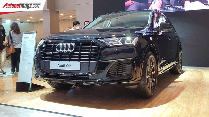 Audi, audi-q7-facelift-giias-2022-indonesia-front: GIIAS 2022 : Update Audi Q7 2022, Berubah Namun Harga Tidak Naik!
