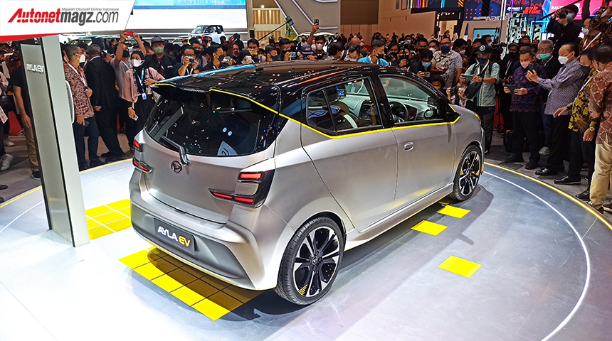 Berita, ayla-ev-2: GIIAS 2022 : Daihatsu Hadirkan Ayla EV dan Rocky Hybrid