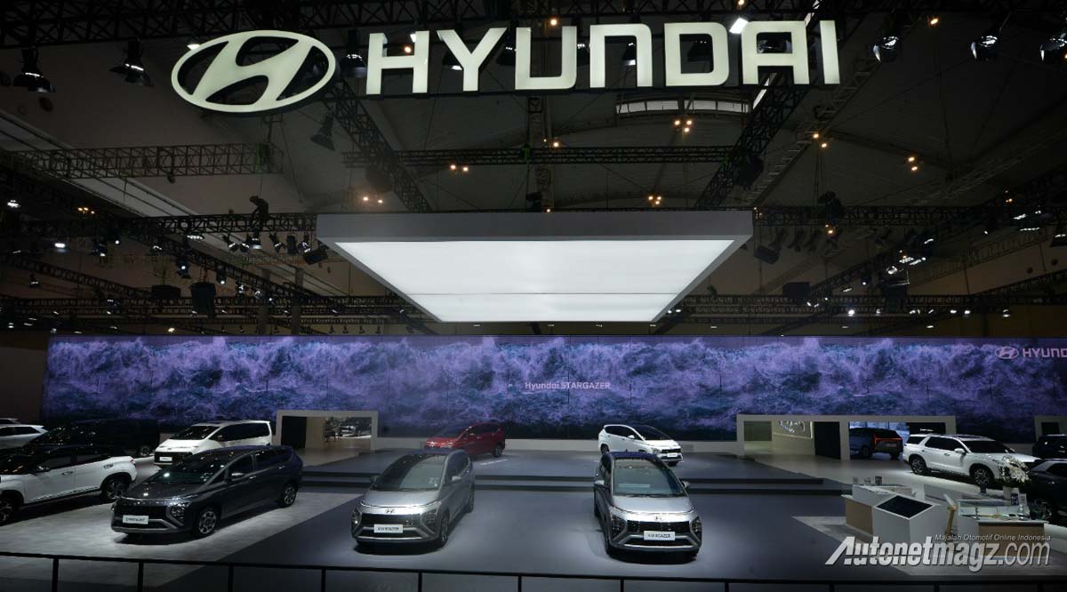 Berita, giias-2022-booth-hyundai: Hyundai Bungkus 3.619 SPK di GIIAS 2022, Stargazer Terlaris!