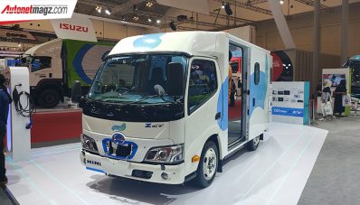 GIIAS 2022 : Hino Perkenalkan Truk Listrik di dan Luncurkan Line Up Euro4 Terbaru