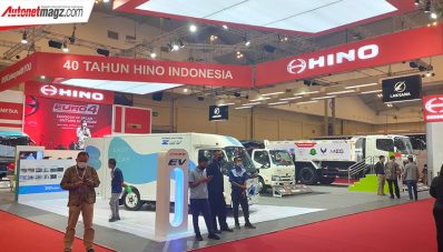 GIIAS 2022 : Hino Perkenalkan Truk Listrik di dan Luncurkan Line Up Euro4 Terbaru