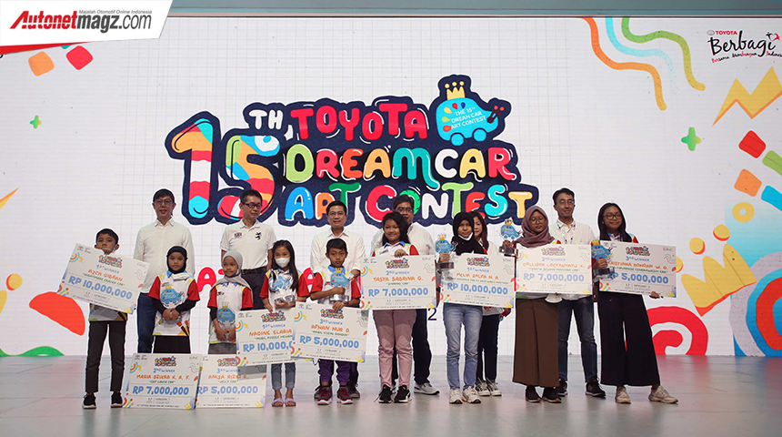 Berita, tdcac: GIIAS 2022 : Pengumuman Pemenang Toyota Dream Car Art Contest (Tdcac) 2022 