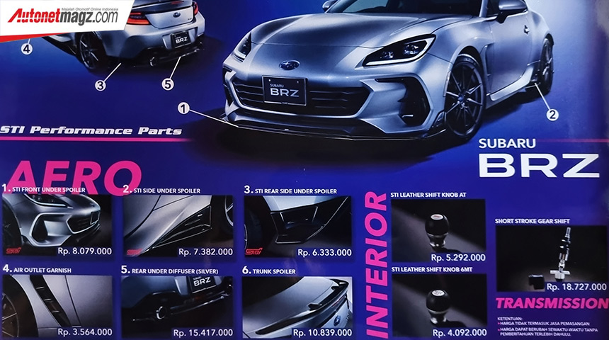 Berita, all-new-subaru-brz-2022-zd8-sti-performance-parts-indonesia-brochure: Seremoni Serah Terima All New Subaru BRZ, Resmi Beredar Di Indonesia!
