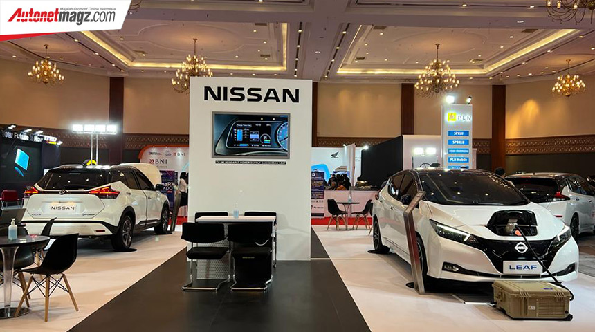 Berita, nissan-indonesia-electric-motor-show-iems-2022-booth: Nissan Pamerkan Teknologi Elektrifikasi Dalam IEMS 2022
