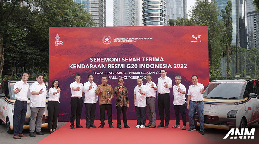 Berita, Handover Wuling Air EV KTT G20: Wuling Serahkan 300 Unit Air EV Sebagai Official Car Partner KTT G20
