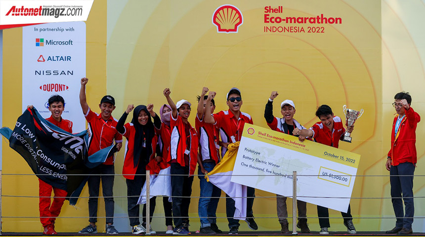 Berita, shell-eco-marathon-indonesia-2022-semar-proto-universitas-gadjah-mada-ugm: Indonesia Dominasi Shell Eco-Marathon 2022 Di Mandalika