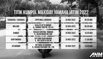 Maxi Day Yamaha 2022 Kembali Ke Jatim, Catat Cara Daftarnya! Maxi Day Yamaha 2022 Kembali Ke Jatim, Catat Cara Daftarnya!